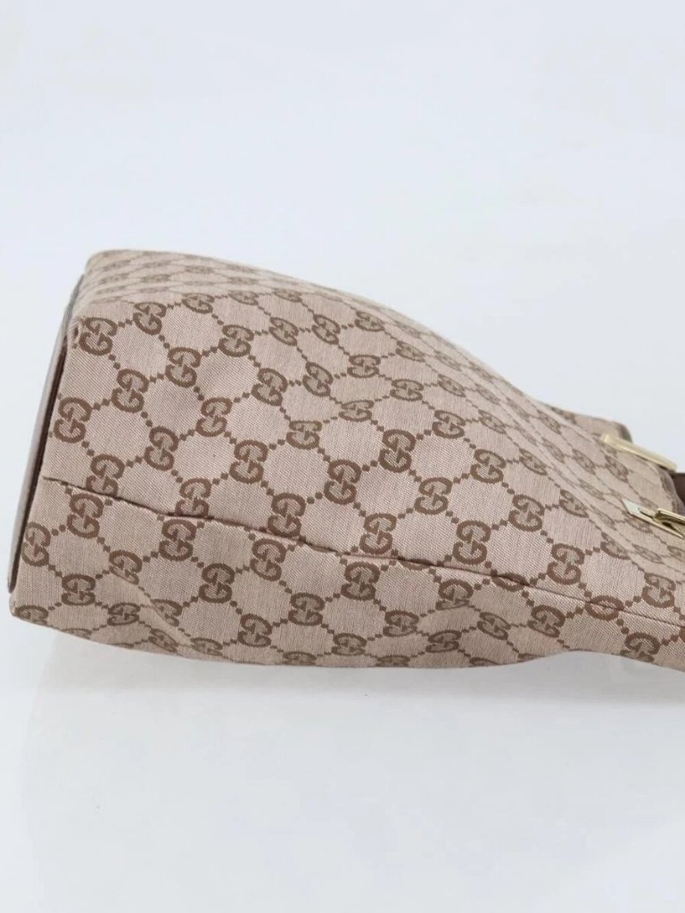 GUCCI GG Canvas Tote Bag Pink Gold - Picture 6 of 16